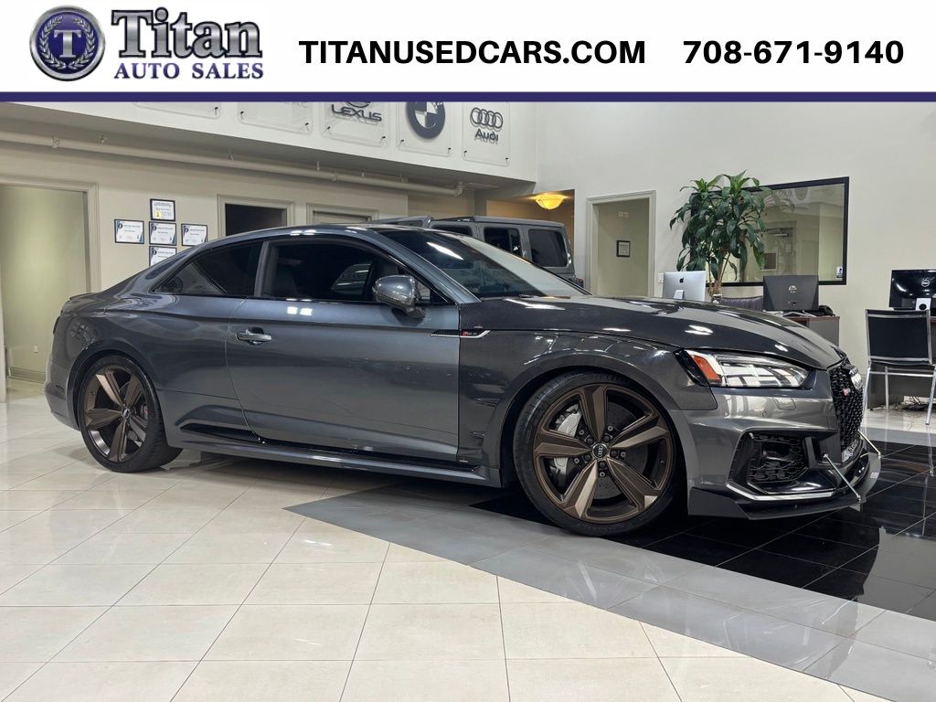 Daytona Gray Pearl 2018 Audi RS 5 Coupe All-Wheel Drive 8-Speed Automatic