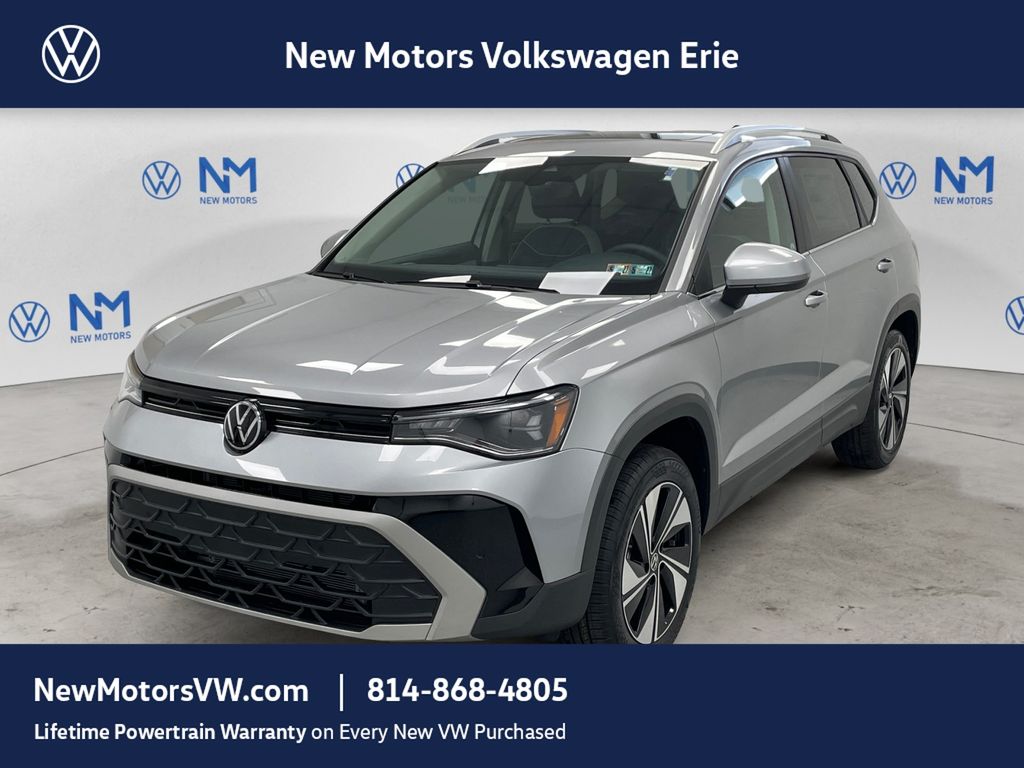 Silver Metallic 2026 Volkswagen Taos SUV / Crossover All-Wheel Drive 8-Speed Automatic
