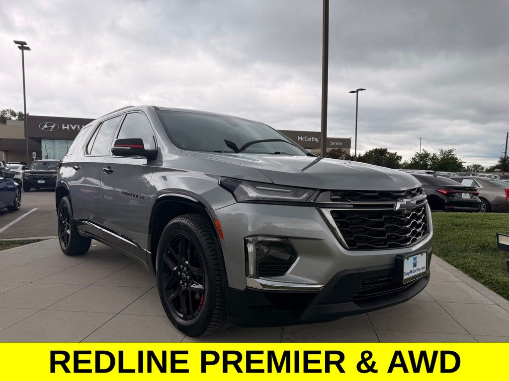 Sterling Gray Metallic 2023 Chevrolet Traverse SUV / Crossover Four-Wheel Drive 9-Speed Automatic