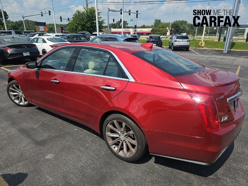 Red Obsession Tintcoat 2018 Cadillac CTS Sedan All-Wheel Drive 8-Speed Automatic
