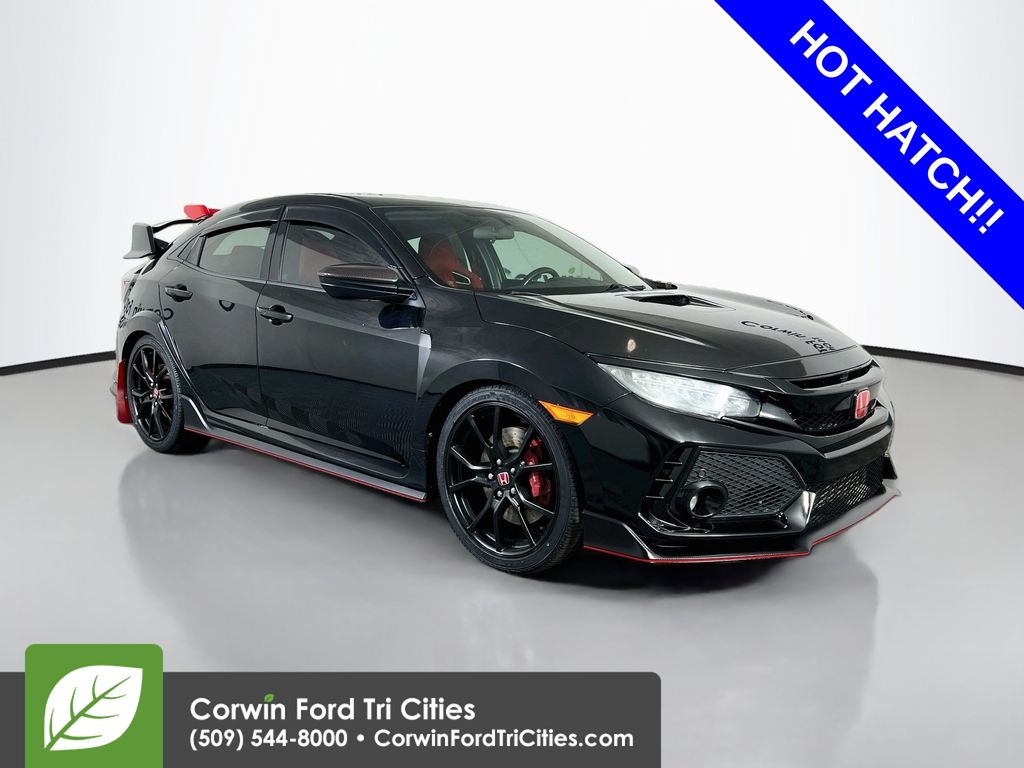 Crystal Black Pearl 2018 Honda Civic Type R Hatchback Front-Wheel Drive 6-Speed Manual