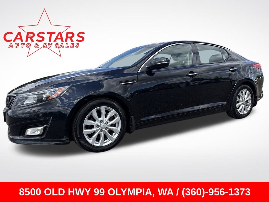 2015 Ebony Black Kia Optima EX FWD Sedan