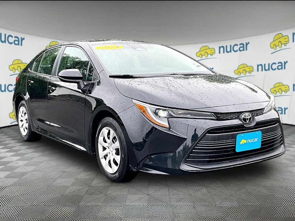 Midnight Black Metallic 2024 Toyota Corolla Sedan Front-Wheel Drive Continuously Variable Transmission