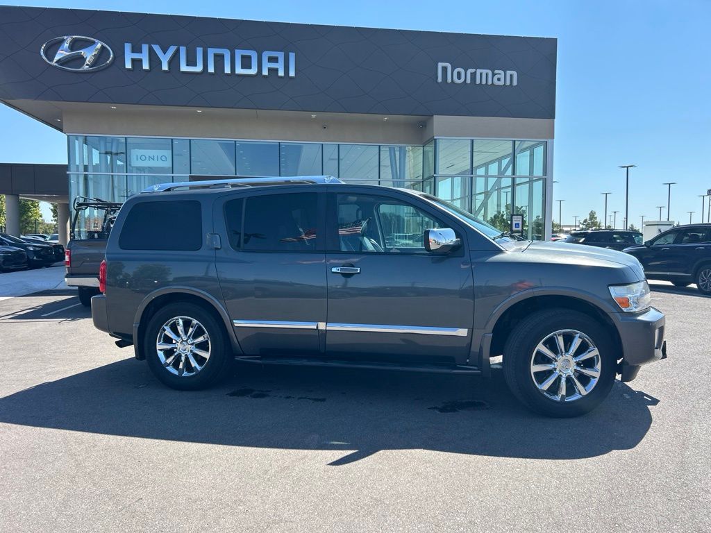 Gray (Graphite Metallic) 2008 INFINITI QX56 SUV / Crossover Four-Wheel Drive 5-Speed Automatic Overdrive