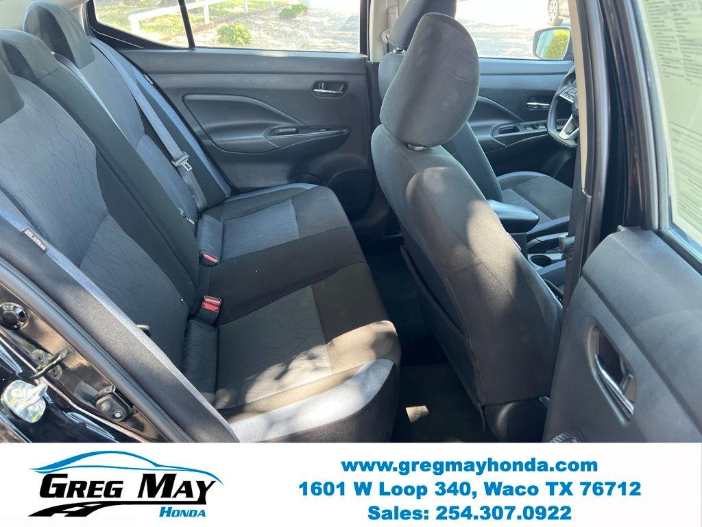 2024 Nissan Versa 1.6 SV Black at Greg May Honda