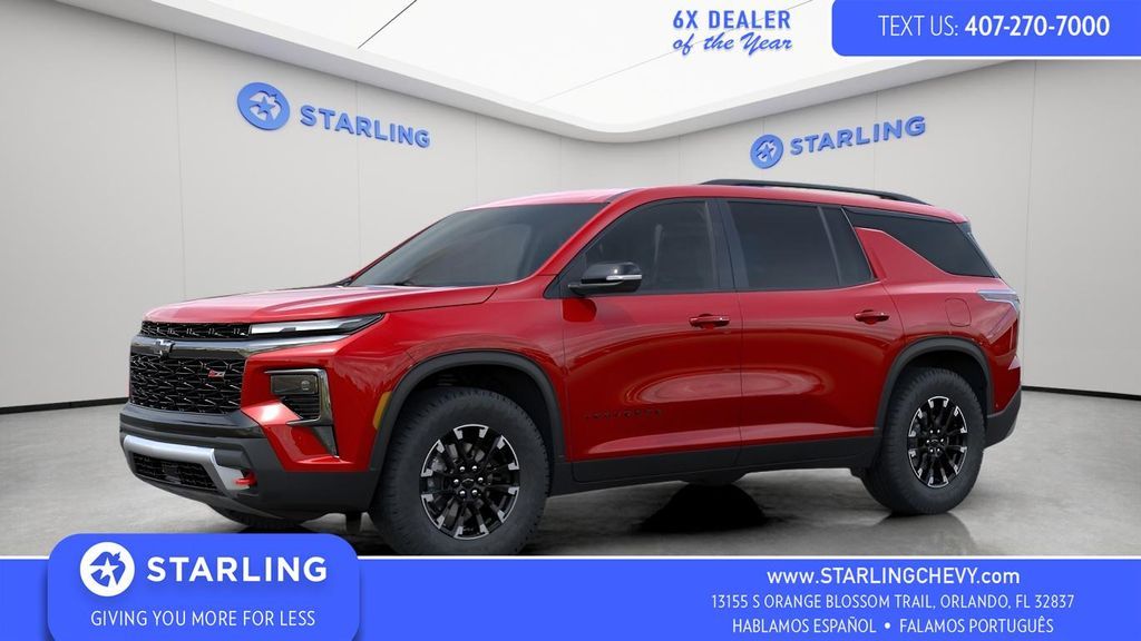 Radiant Red Tintcoat 2026 Chevrolet Traverse SUV / Crossover Four-Wheel Drive 8-Speed Automatic
