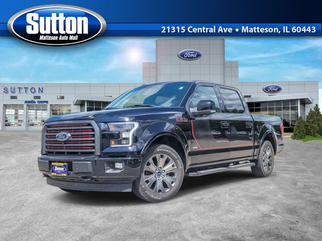 Shadow Black 2017 Ford F-150 Pickup Truck Four-Wheel Drive Automatic