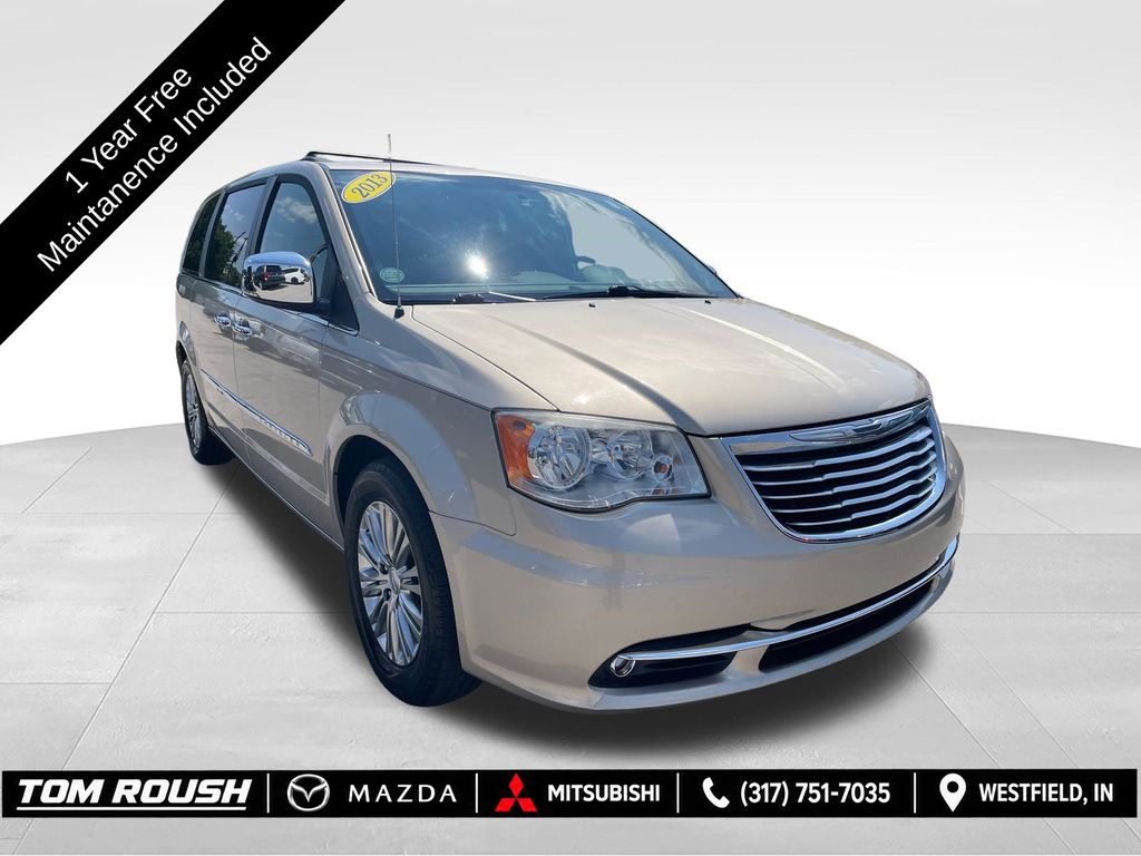 Cashmere Pearlcoat 2013 Chrysler Town & Country Minivan Front-Wheel Drive 6-Speed Automatic