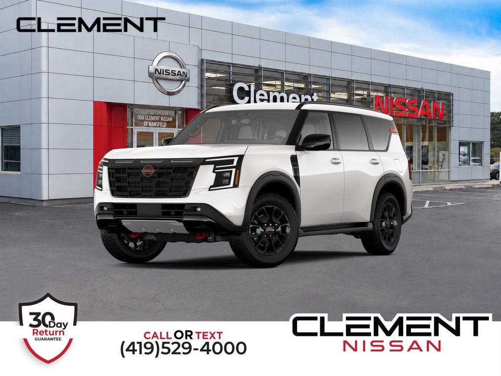 Aspen White Tricoat 2026 Nissan Armada SUV / Crossover Four-Wheel Drive 9-Speed Automatic