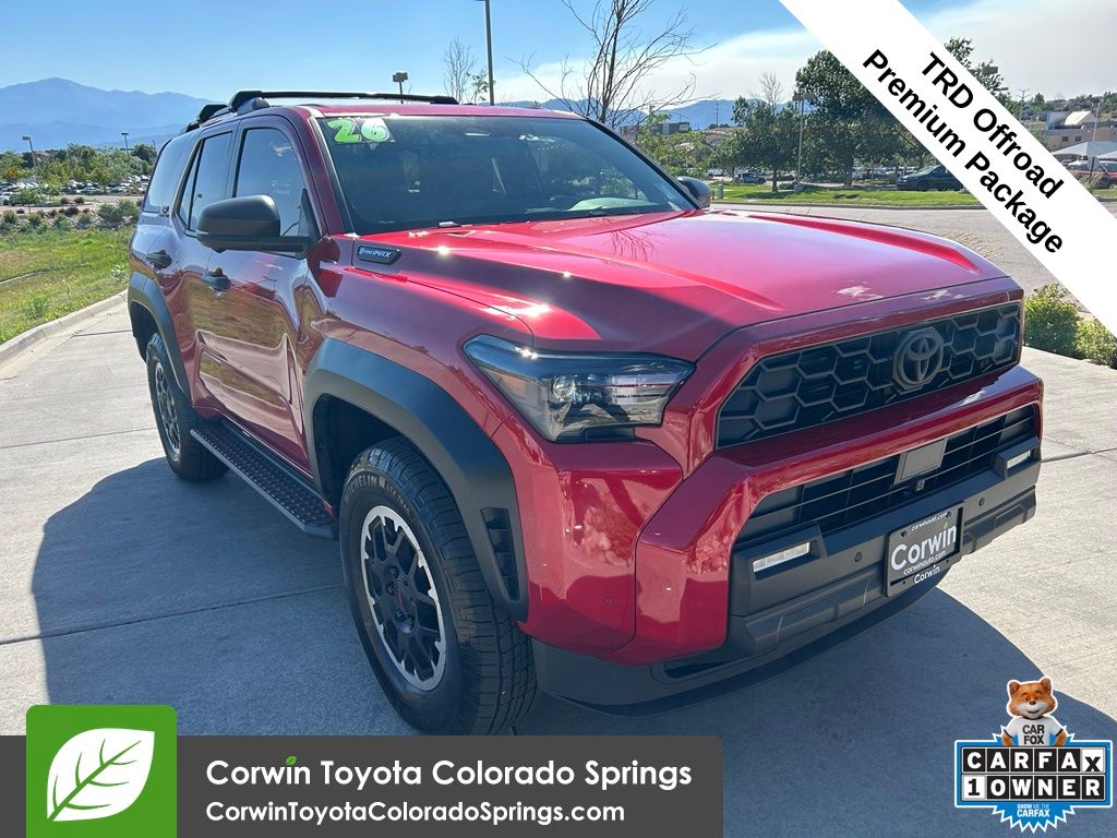 Supersonic Red 2026 Toyota 4Runner SUV / Crossover Four-Wheel Drive 8-Speed Automatic