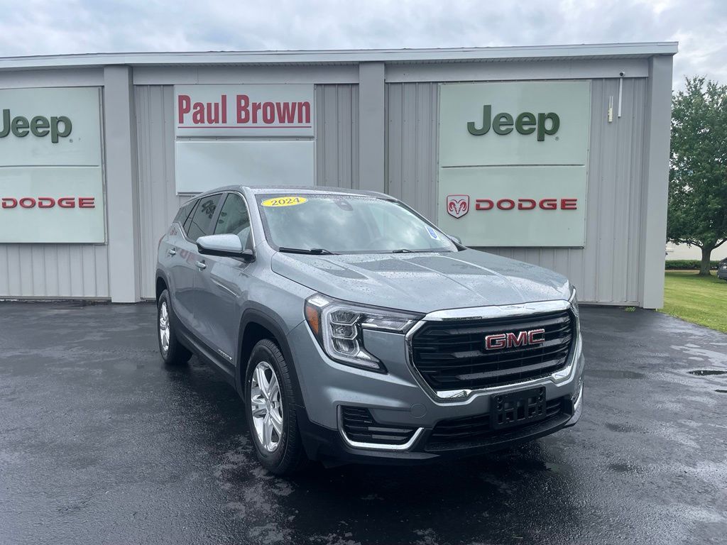 Sterling Metallic 2024 GMC Terrain SUV / Crossover All-Wheel Drive 9-Speed Automatic