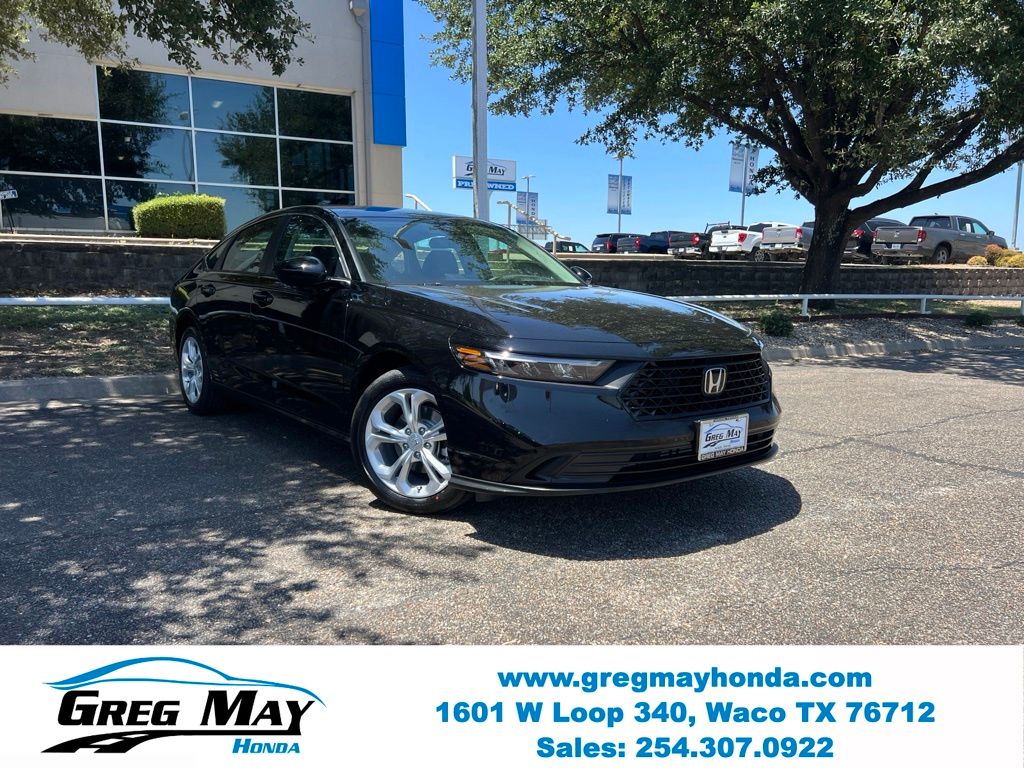 2026 Honda Accord LX Black at Greg May Honda
