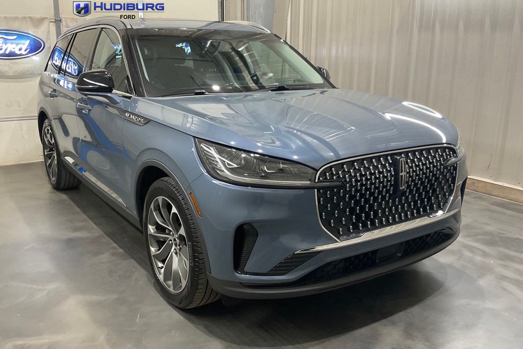 Blue Metallic 2025 Lincoln Aviator SUV / Crossover Rear-Wheel Drive Automatic