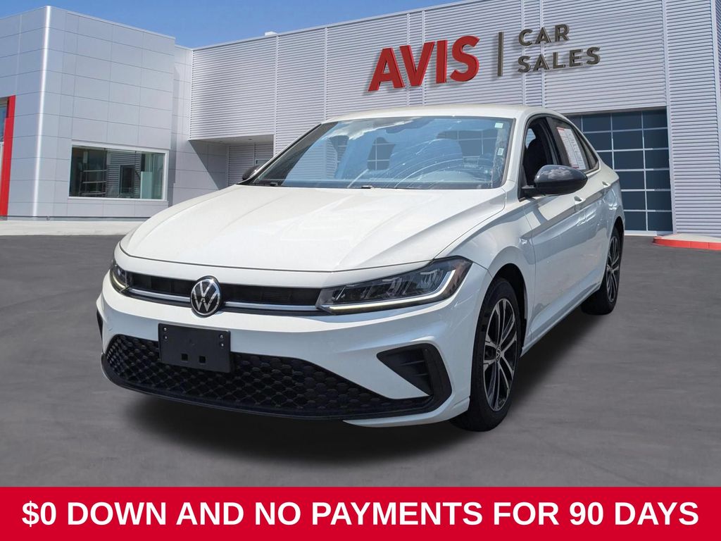 White 2025 Volkswagen Jetta Sedan Front-Wheel Drive 8-Speed Automatic