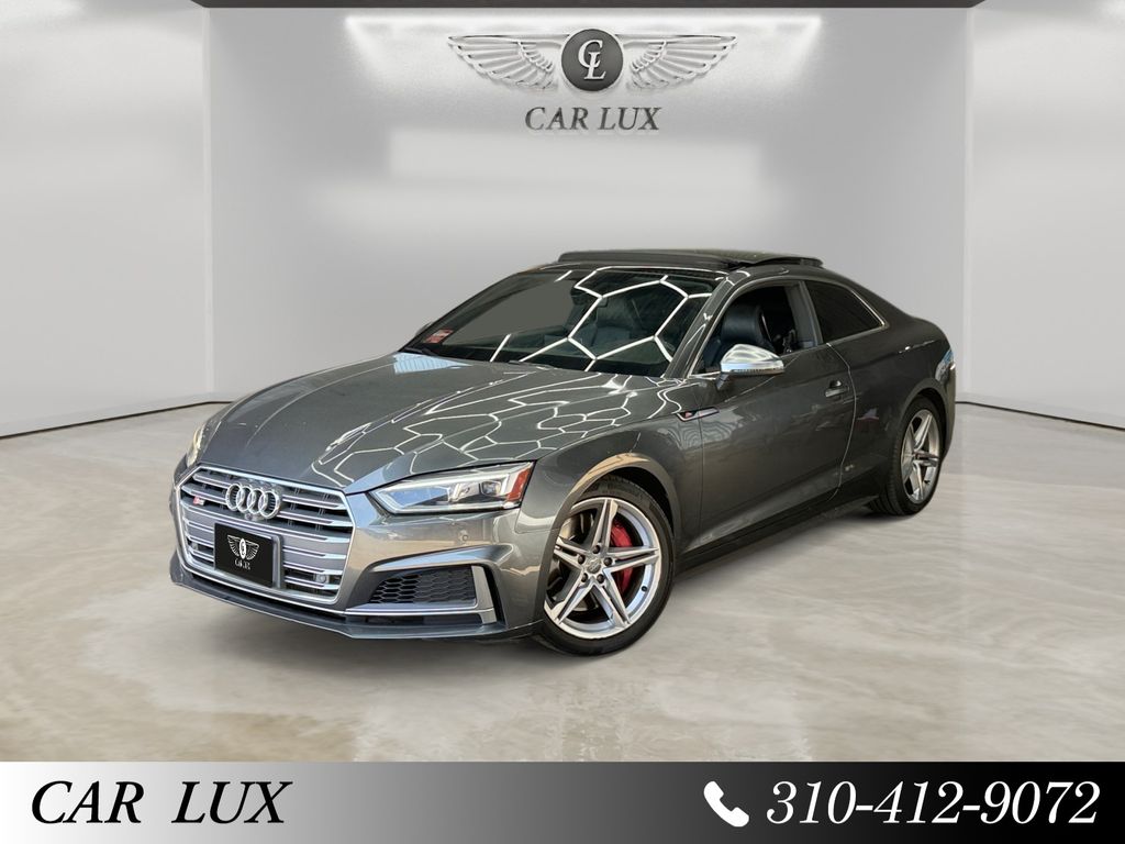 Daytona Gray Pearl 2018 Audi S5 Coupe All-Wheel Drive 8-Speed Automatic