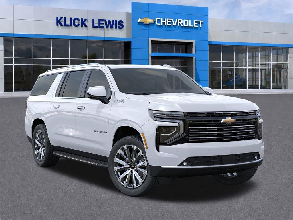 2026 Chevrolet Suburban High Country White at Klick Lewis Buick Chevrolet