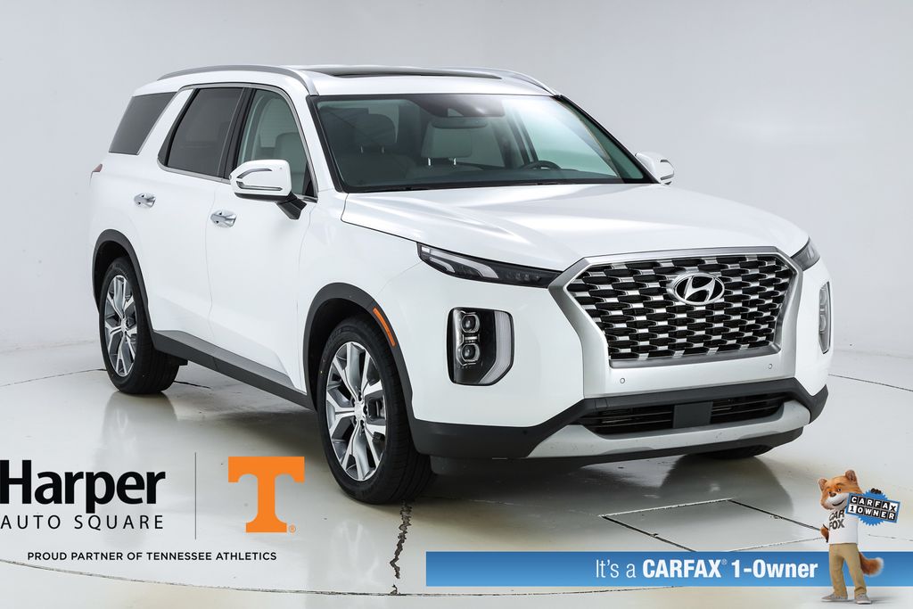 Hyper White 2021 Hyundai Palisade SUV / Crossover All-Wheel Drive 8-Speed Automatic