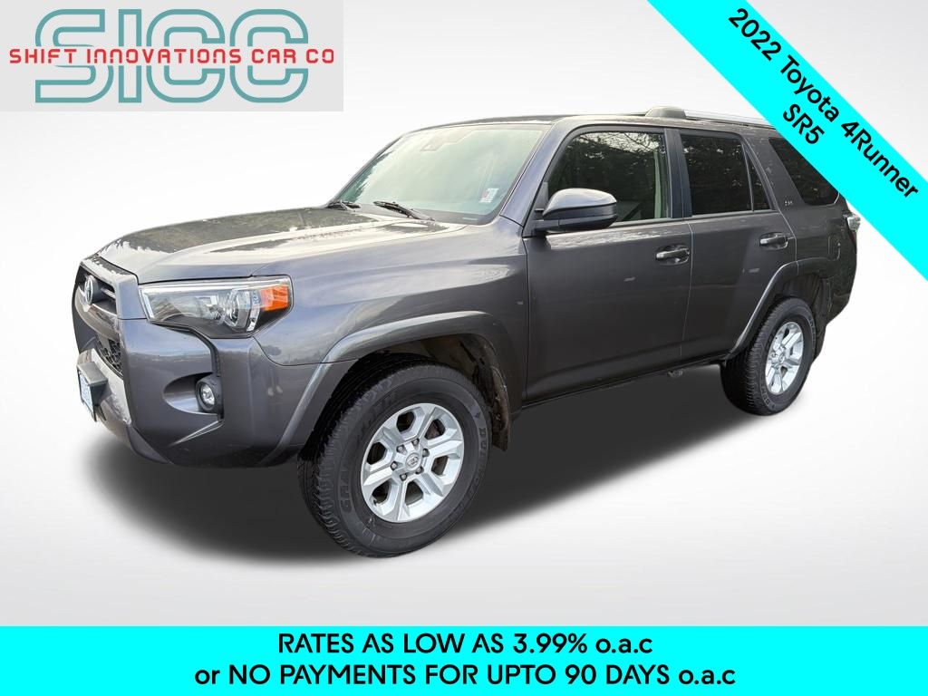 Magnetic Gray Metallic 2022 Toyota 4Runner SR5 4WD SUV / Crossover Four-Wheel Drive 5-Speed Automatic