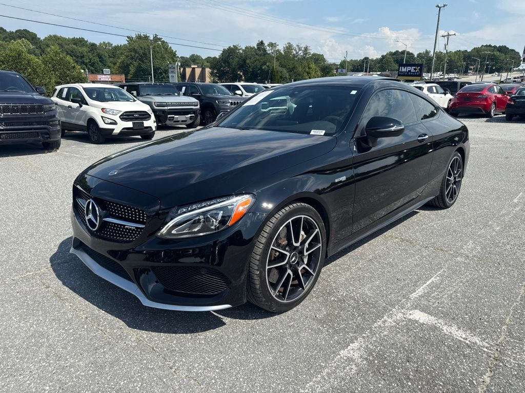 Black 2018 Mercedes-Benz C-Class Coupe All-Wheel Drive 9-Speed Automatic