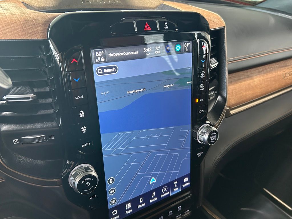 Used 2024 Diamond Black Crystal Pearlcoat Ram Longhorn image 18