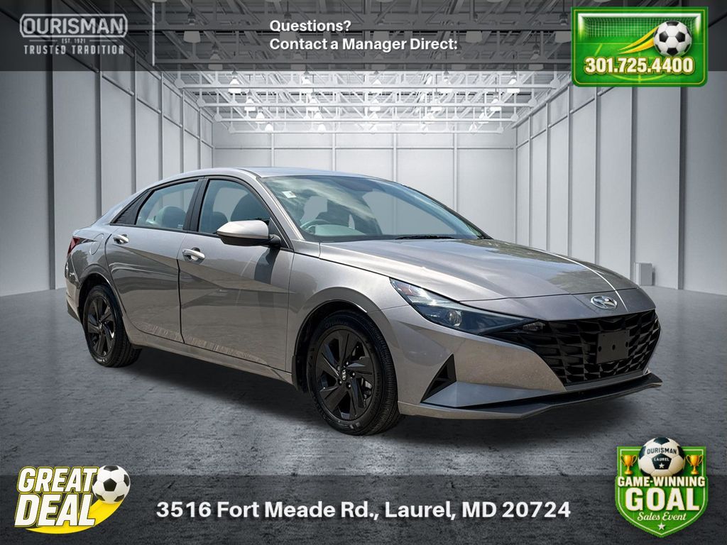 Fluid Metal 2023 Hyundai Elantra Sedan Front-Wheel Drive Continuously Variable Transmission