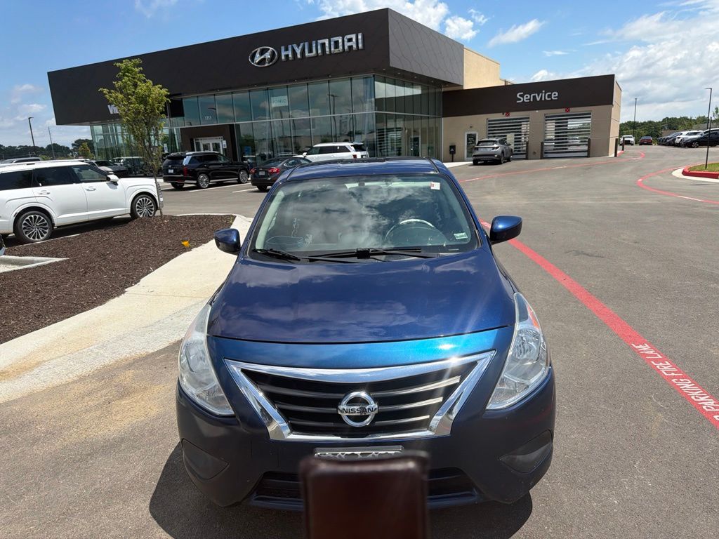 Deep Blue Pearl 2018 Nissan Versa SV Sedan Front-Wheel Drive Continuously Variable Transmission