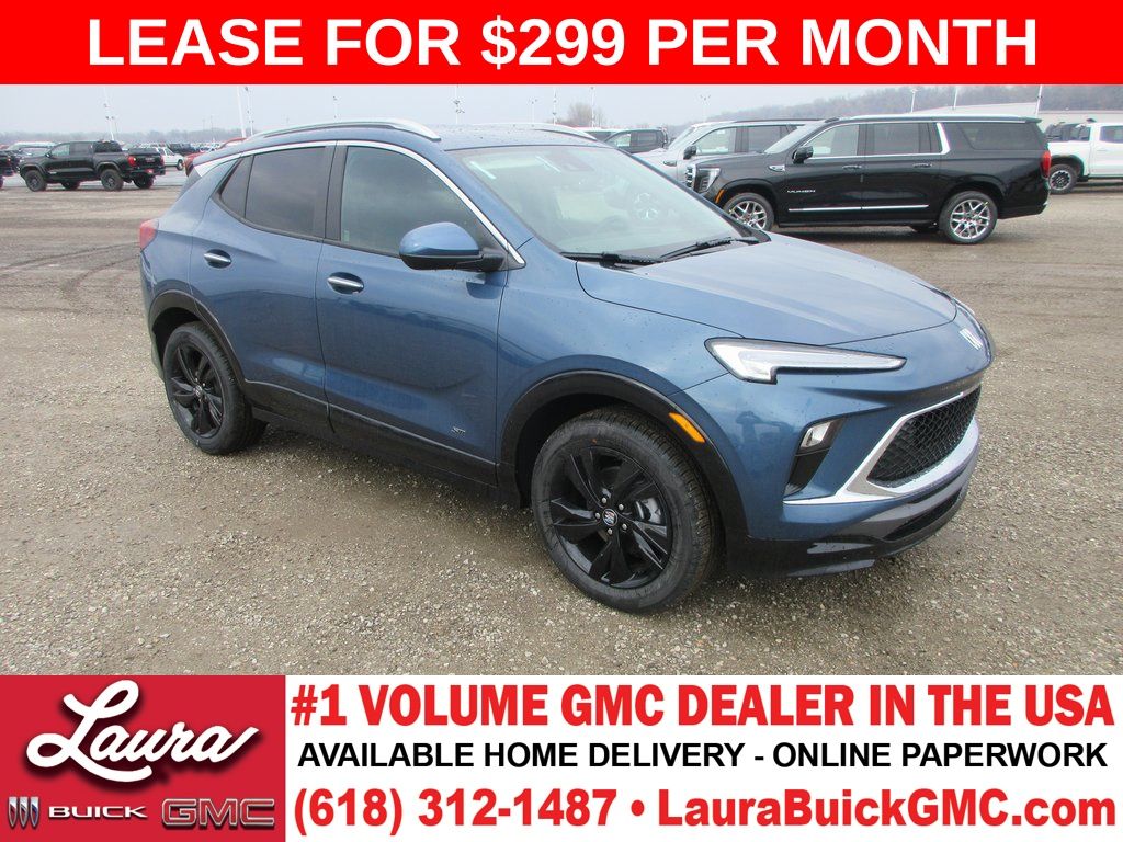 Ocean Blue Metallic 2026 Buick Encore GX SUV / Crossover Front-Wheel Drive Continuously Variable Transmission
