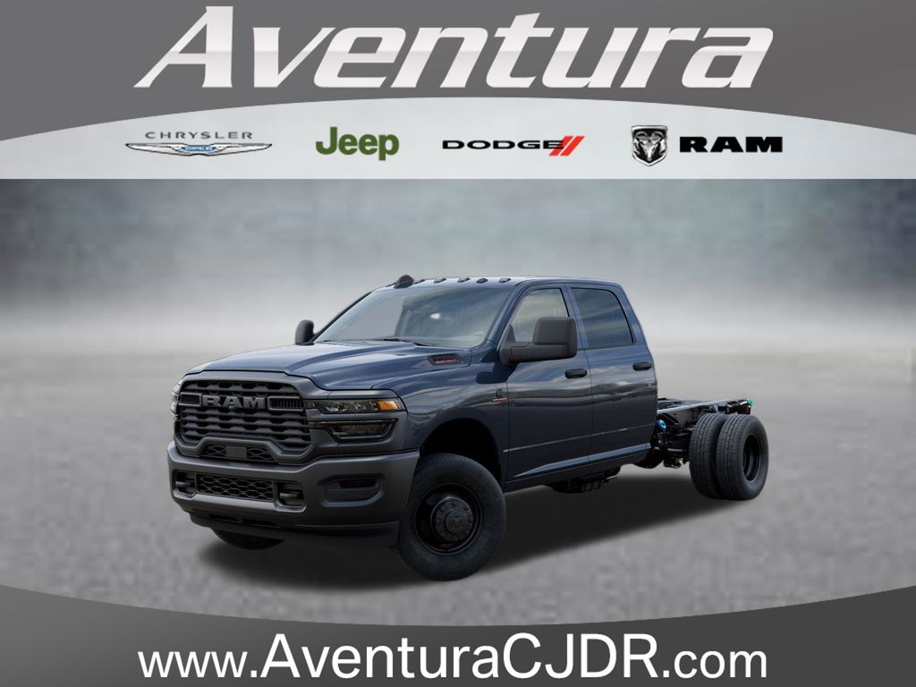 Forged Blue Metallic 2026 RAM 3500 Chassis Tradesman Crew Cab LB DRW 4WD Pickup Truck Four-Wheel Drive 8-Speed Automatic