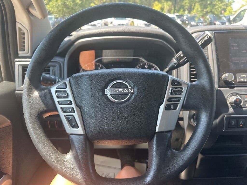 2024 Gun Metallic Nissan Titan SV RWD Truck