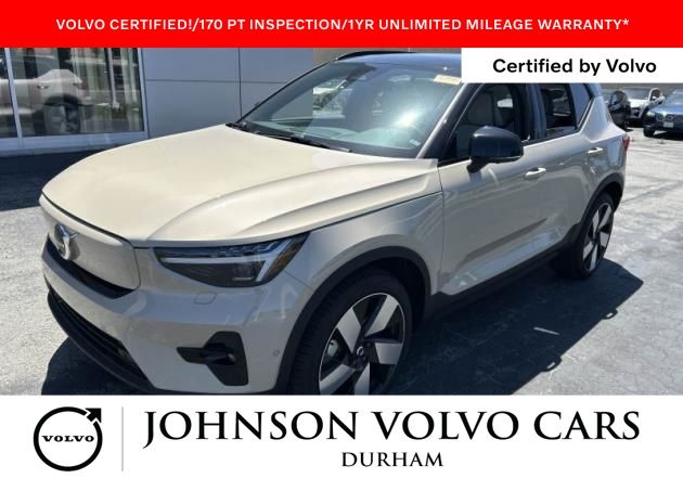Sand Dune Metallic 2025 Volvo EX40 Twin Ultra eAWD SUV / Crossover All-Wheel Drive 1-Speed Automatic