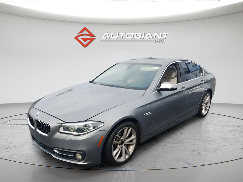 Space Gray Metallic 2014 BMW 5 Series 535i Sedan RWD Sedan Rear-Wheel Drive 8-Speed Automatic