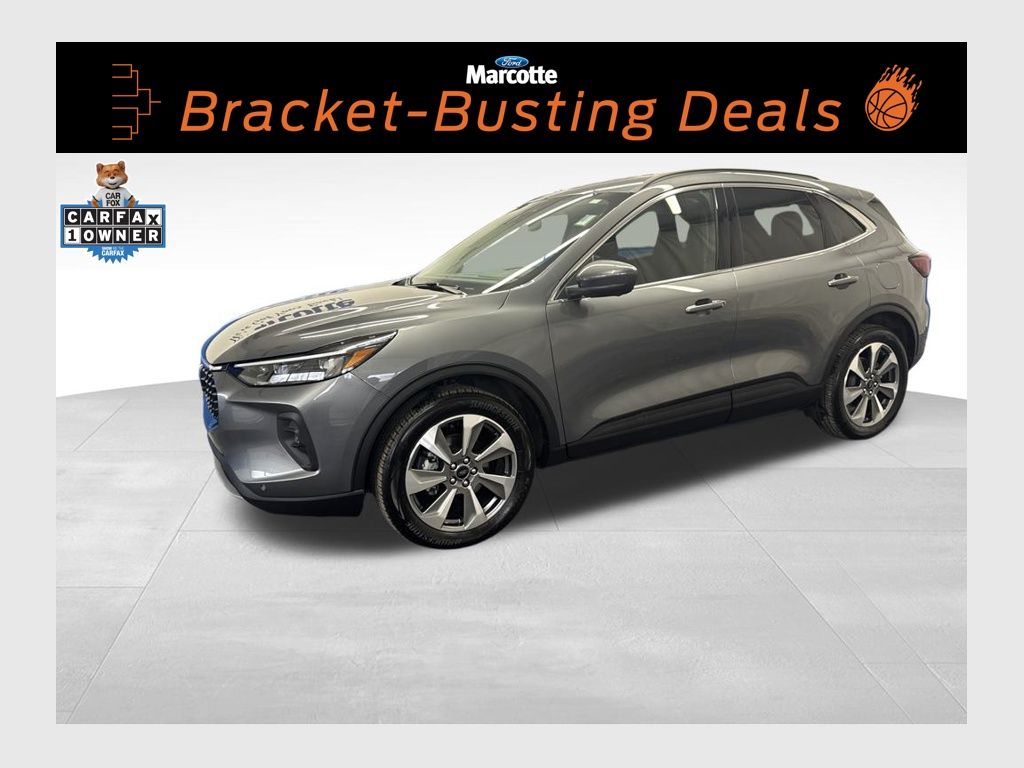 Gray Metallic 2025 Ford Escape Hybrid Platinum AWD SUV / Crossover All-Wheel Drive Continuously Variable Transmission