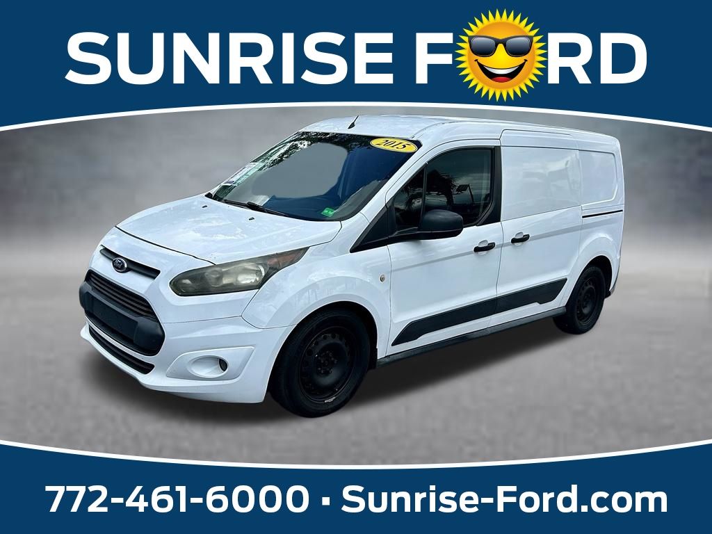 Frozen White 2015 Ford Transit Connect Van Front-Wheel Drive 6-Speed Automatic