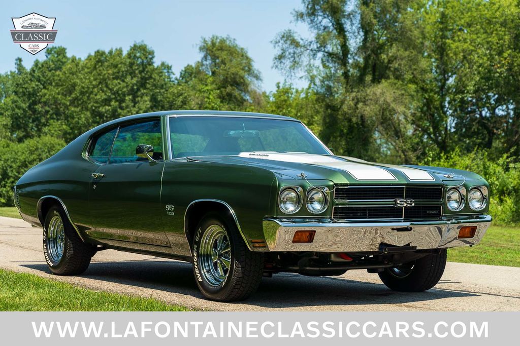 Green 1970 Chevrolet Chevelle Coupe
