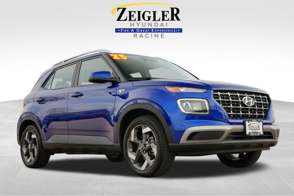 Intense Blue 2025 Hyundai Venue SEL FWD SUV / Crossover Front-Wheel Drive Continuously Variable Transmission
