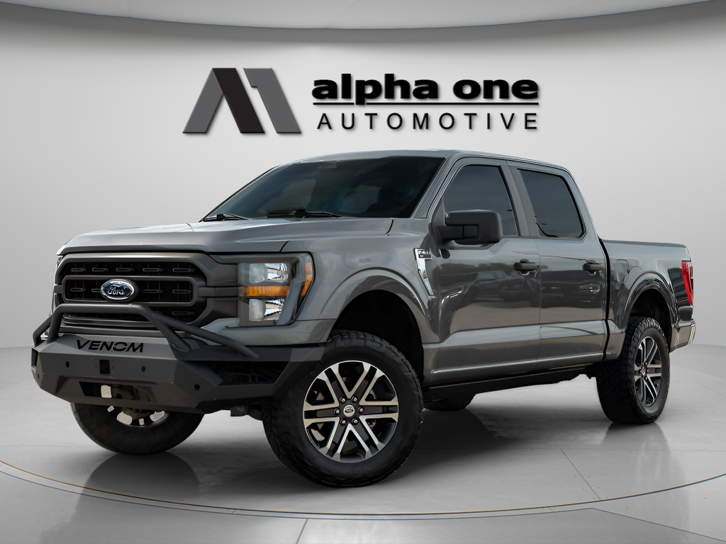 Gray Metallic 2023 Ford F-150 Pickup Truck Four-Wheel Drive Automatic