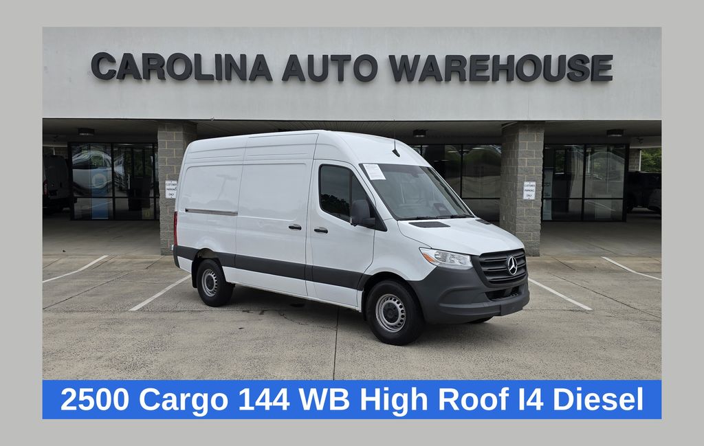 White 2025 Mercedes-Benz Sprinter Cargo Van Rear-Wheel Drive 9-Speed Automatic