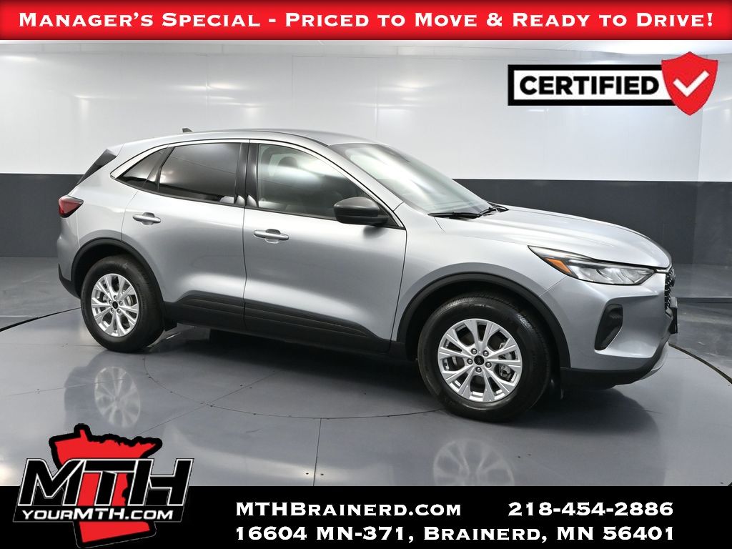 Iconic Silver Metallic 2024 Ford Escape Active AWD SUV / Crossover All-Wheel Drive 8-Speed Automatic