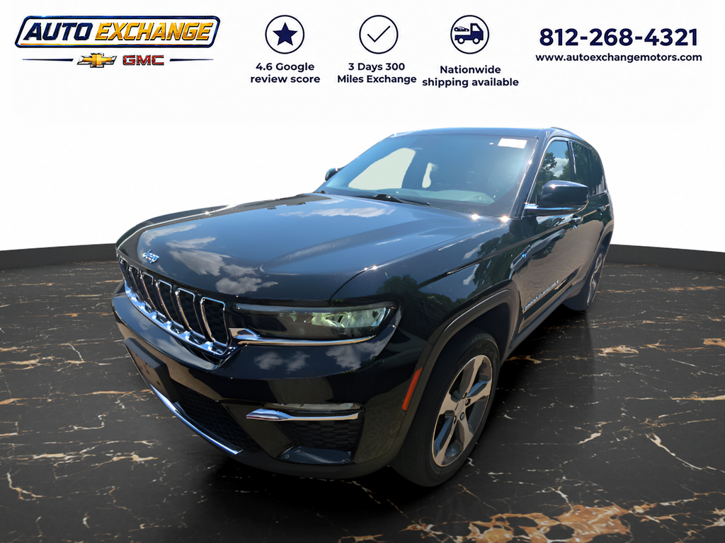 Diamond Black Crystal Pearlcoat 2022 Jeep Grand Cherokee 4xe SUV / Crossover Four-Wheel Drive 8-Speed Automatic