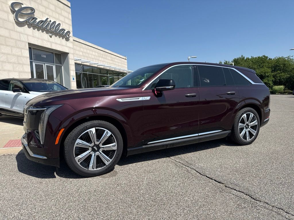 Black Cherry Tintcoat 2025 Cadillac Escalade IQ SUV / Crossover All-Wheel Drive 1-Speed Automatic