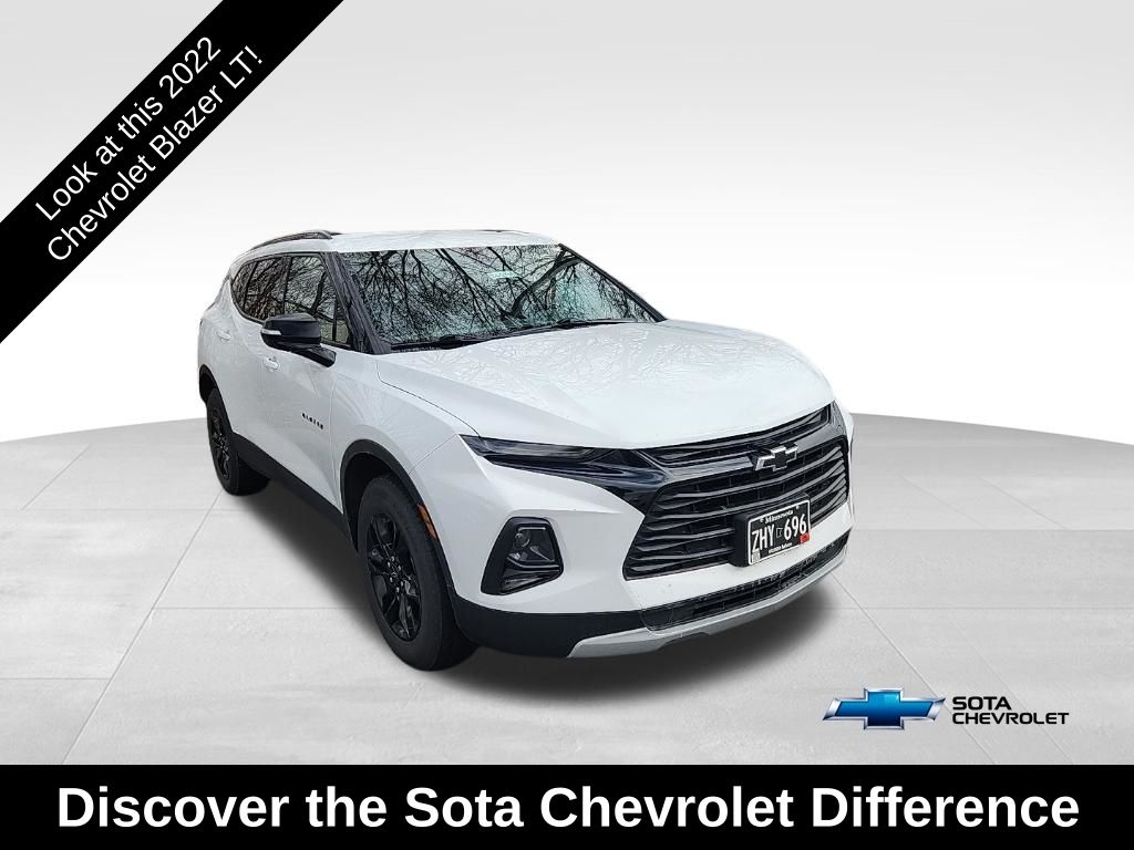 Summit White 2022 Chevrolet Blazer 2LT AWD SUV / Crossover All-Wheel Drive 9-Speed Automatic Overdrive