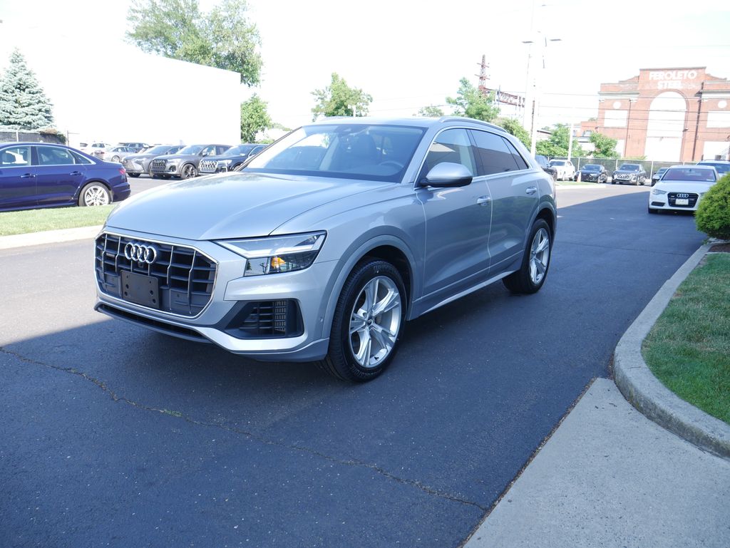 Florett Silver Metallic 2020 Audi Q8 SUV / Crossover All-Wheel Drive 8-Speed Automatic