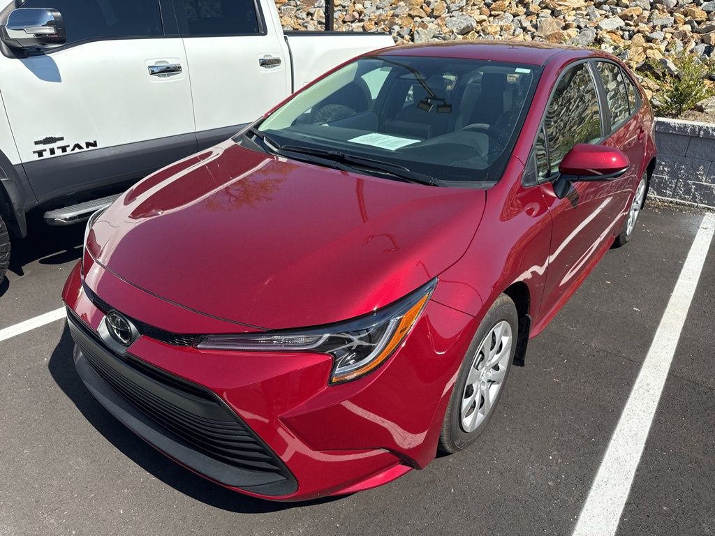 Pearl 2026 Toyota Corolla LE FWD Sedan Front-Wheel Drive Continuously Variable Transmission