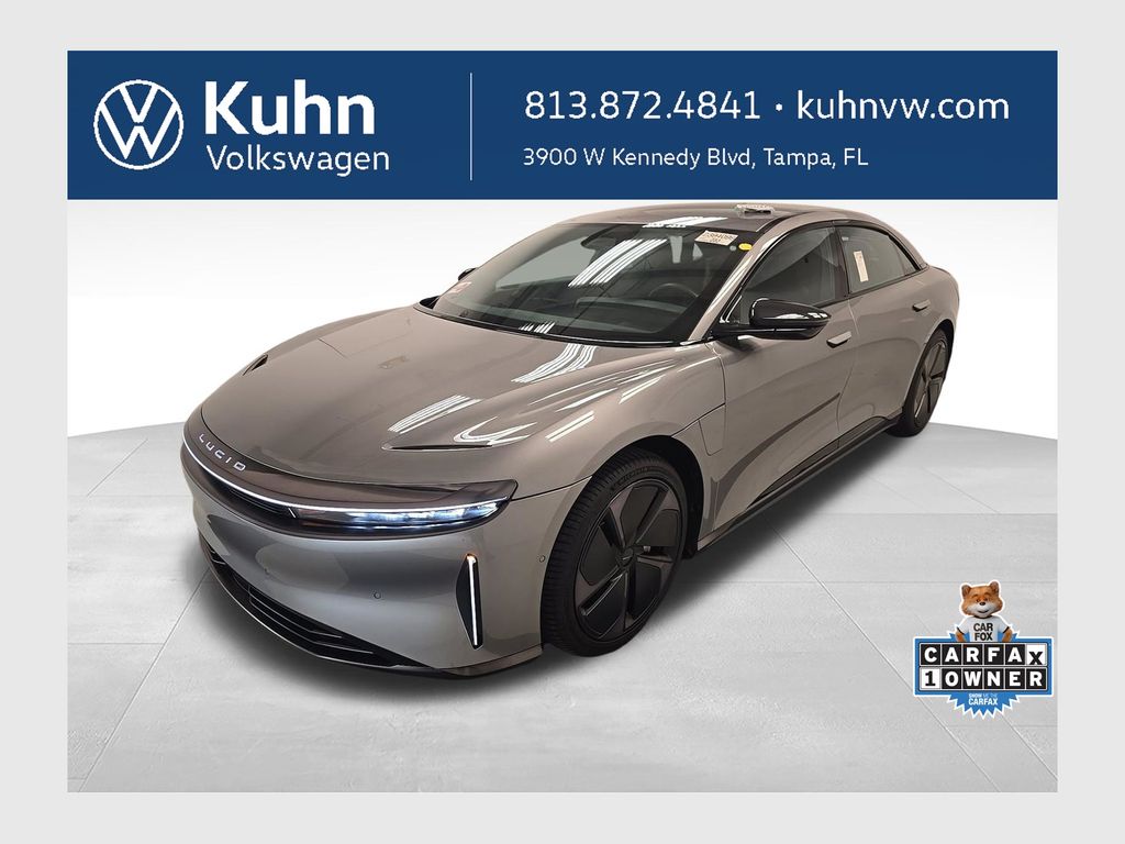 Cosmos Silver Metallic 2024 Lucid Air Sedan All-Wheel Drive 1-Speed Automatic