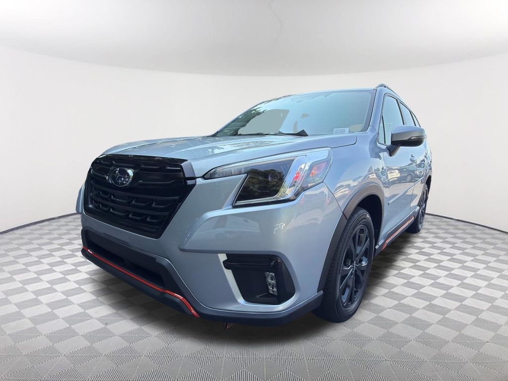 Ice Silver Metallic 2024 Subaru Forester SUV / Crossover All-Wheel Drive Continuously Variable Transmission