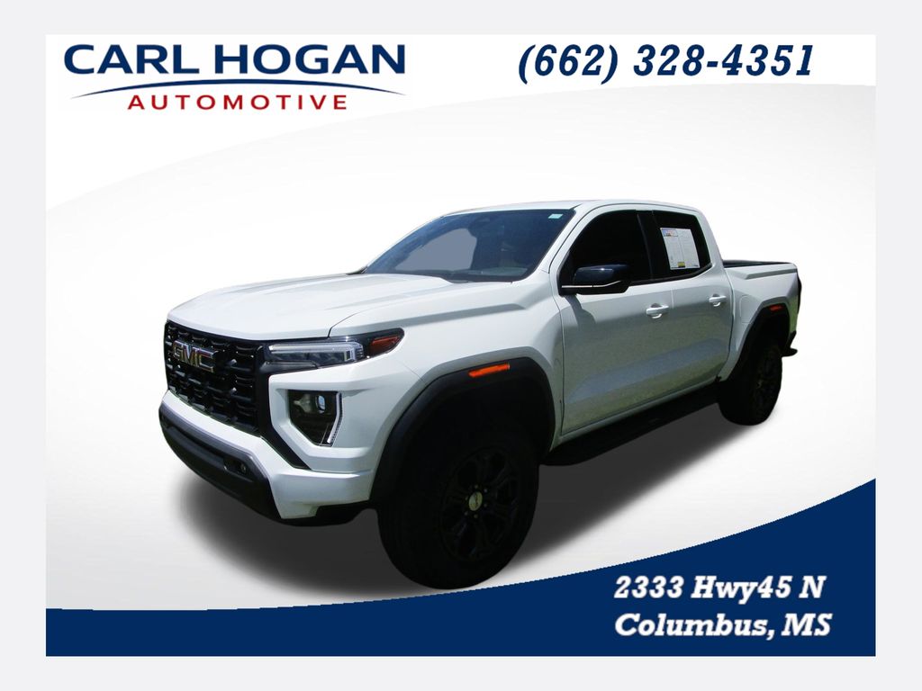 Summit White 2023 GMC Canyon Pickup Truck Four-Wheel Drive 8-Speed Automatic