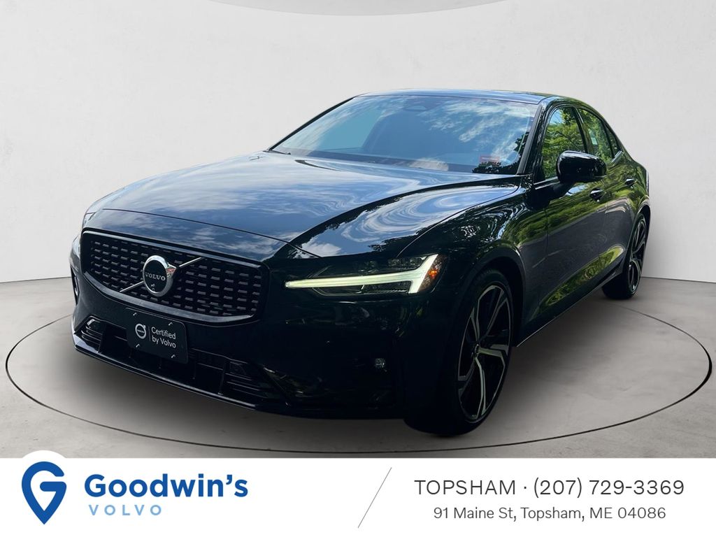 Onyx Black 2024 Volvo S60 Sedan All-Wheel Drive Automatic