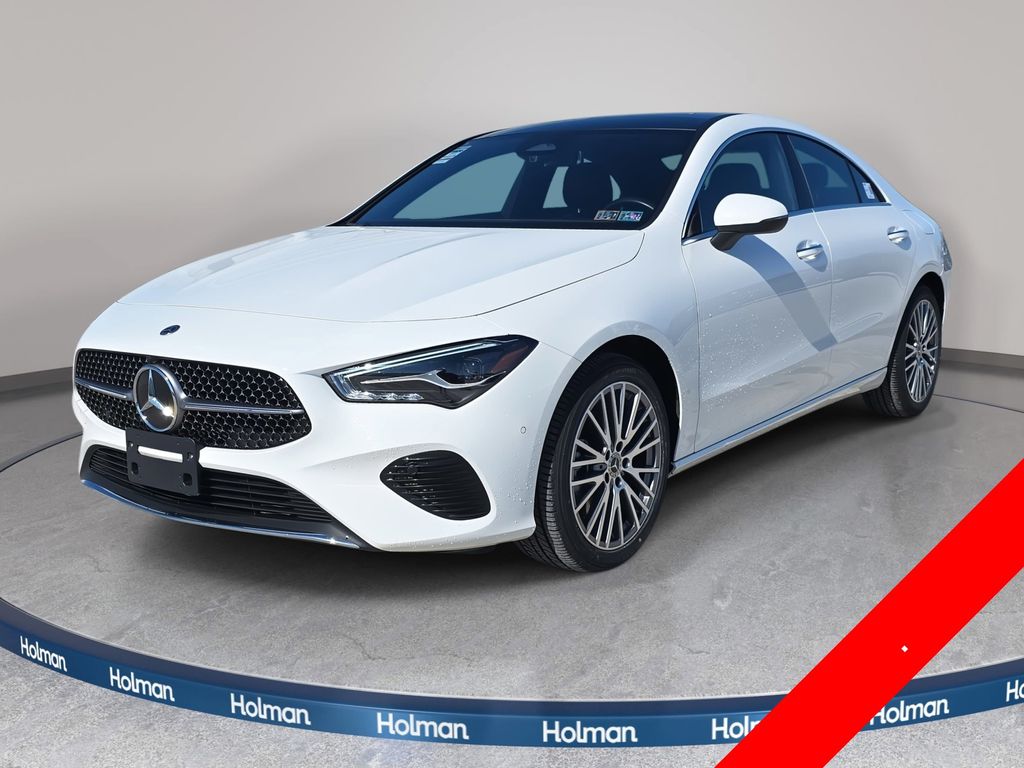 White 2025 Mercedes-Benz CLA Coupe Front-Wheel Drive 8-Speed Dual Clutch