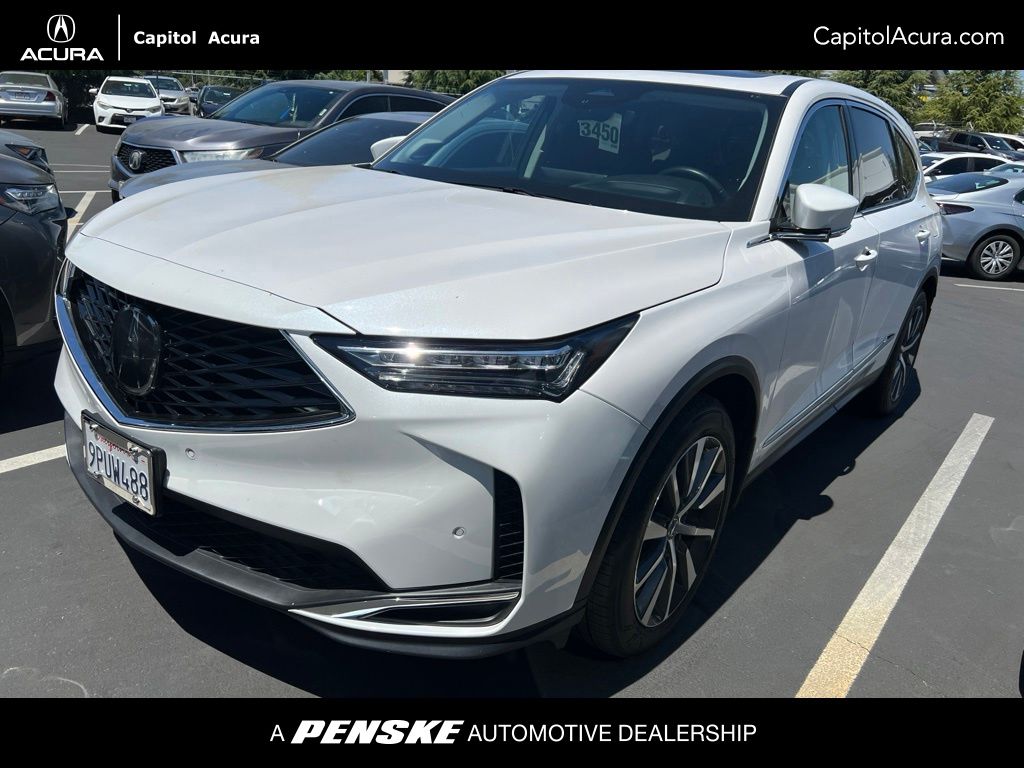 Platinum White Pearl 2025 Acura MDX SUV / Crossover All-Wheel Drive Automatic