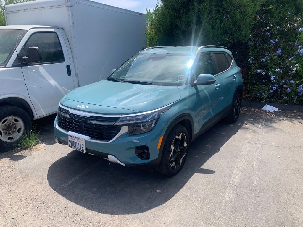 Pluton Blue 2024 Kia Seltos SUV / Crossover Front-Wheel Drive Continuously Variable Transmission